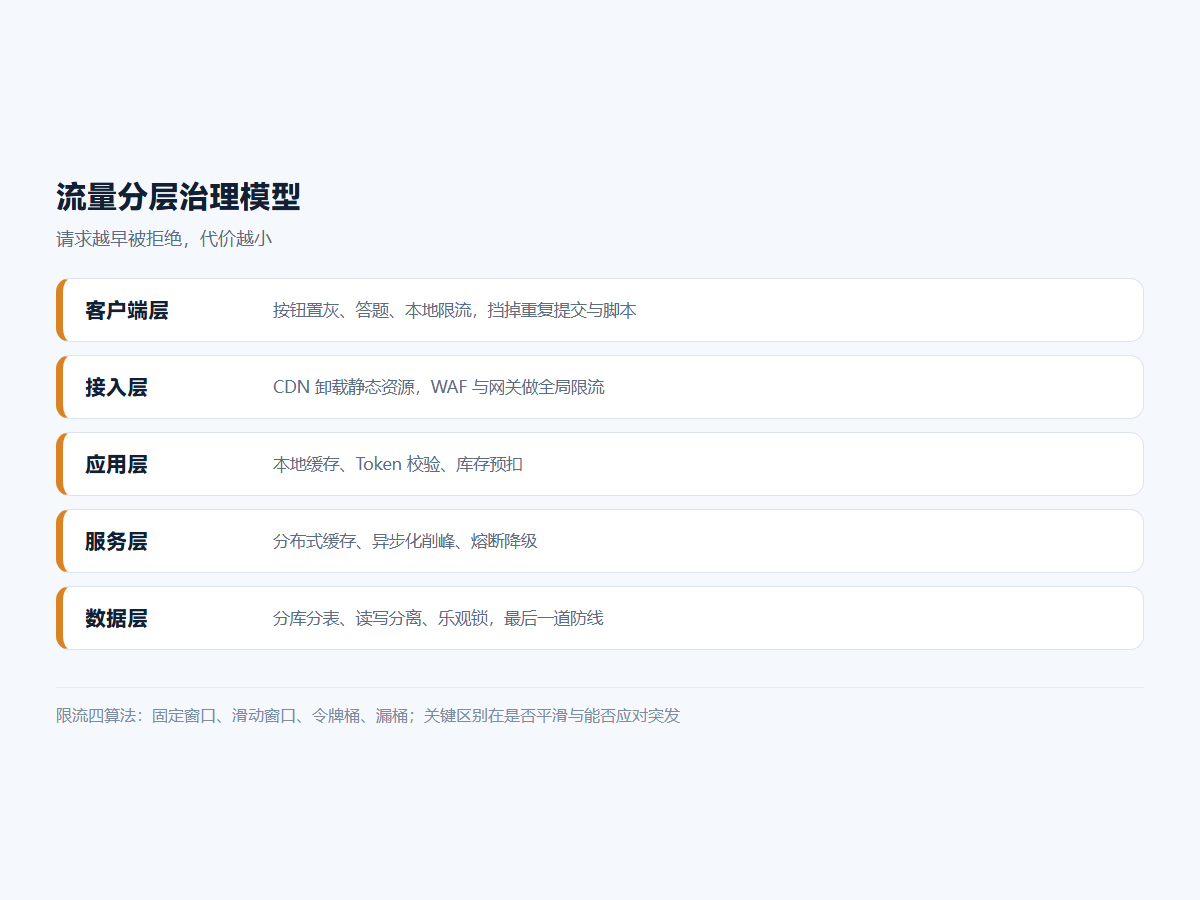 流量分层治理模型